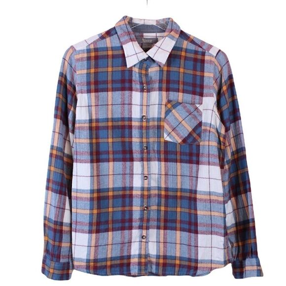 NATURAL REFLECTIONS Flannel Long Sleeve Shirt Women's Size Small - Picture 1 of 6